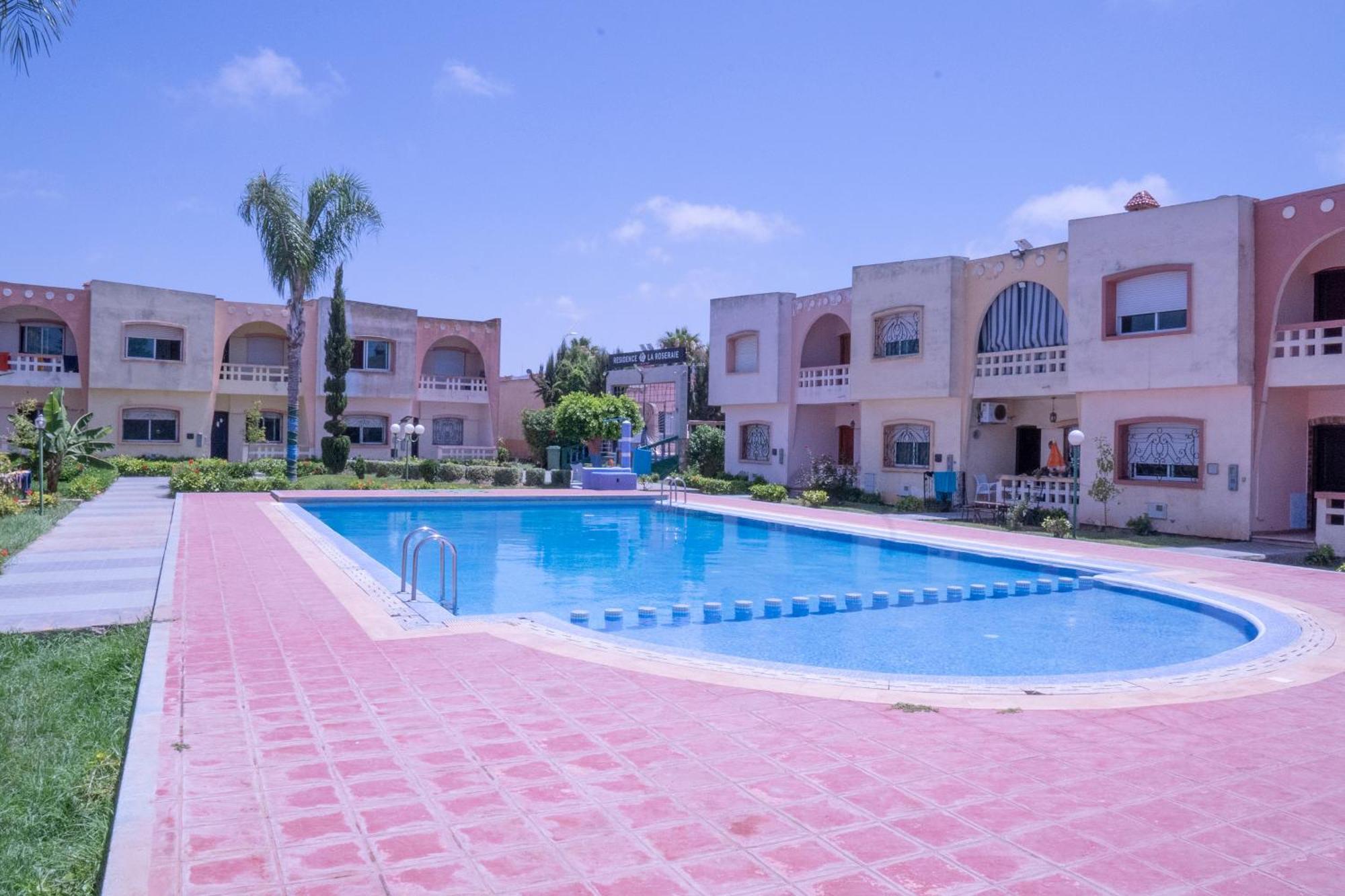 Duplex La Roseraie A 2Min De La Plage 2 Piscines Sidi Bouzid Esterno foto